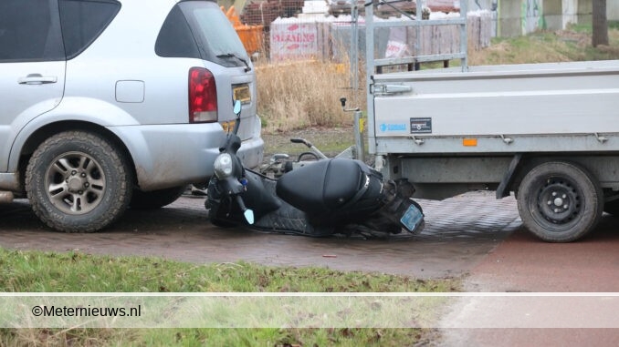 ongeval scooterrijder Groningen