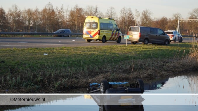 File van 12 kilometer en gewonde na ongeval op A28 bij Overijsselse De Lichtmis(bij Nieuwleusen)