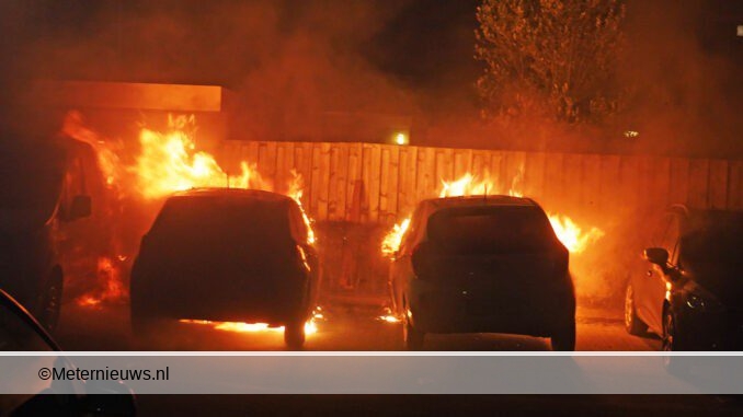 autos in brand Meppel