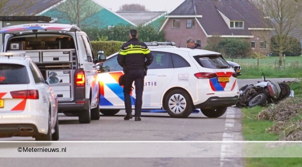 Dodelijk motorongeval Nieuwolda.