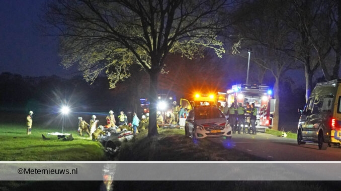 Vier zwaar gewonden ongeval Havelte2