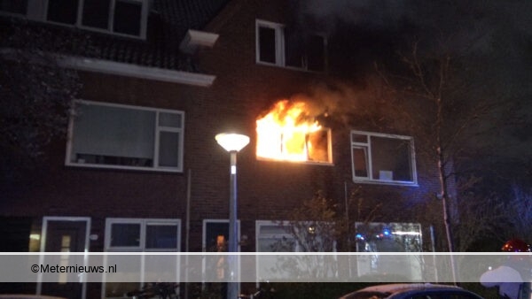 Woningbrand in Groningen2