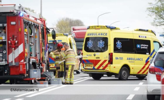 Zeer ernstig ongeval in De Krim. Zeer ernstig ongeval in De Krim.