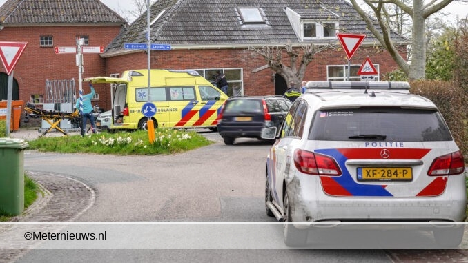 ebiker gewond ongeval met auto Noordlaren