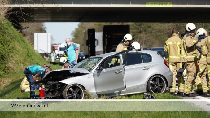 frontale aanrijding n48 Zuidwolde2
