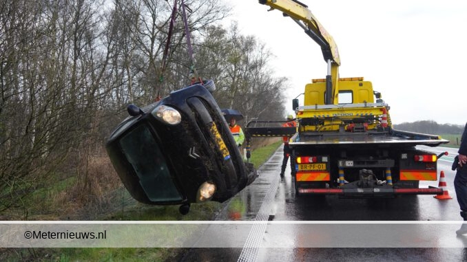 ongeval gladheid n48 Balkbrug