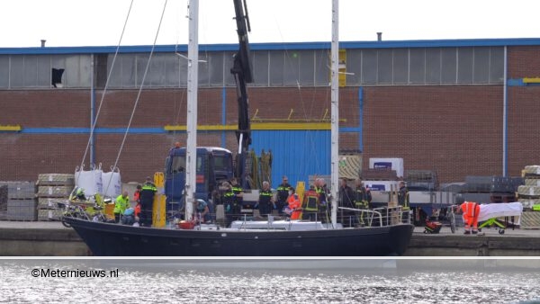 ongeval op boot in Groningen