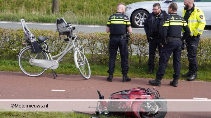 scooter fietser assen