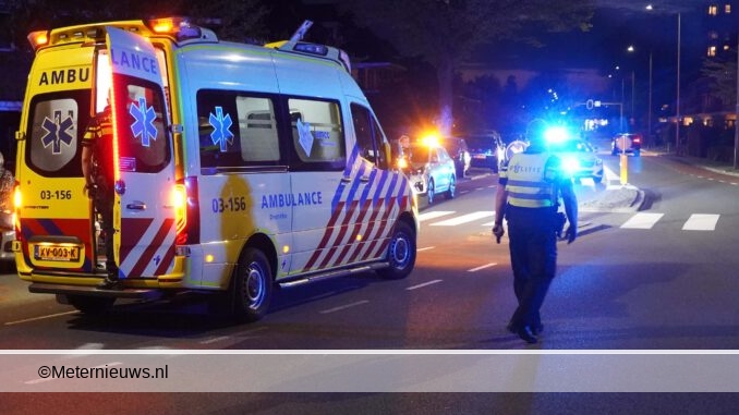 voetgangster van zebrapad gereden in meppel2