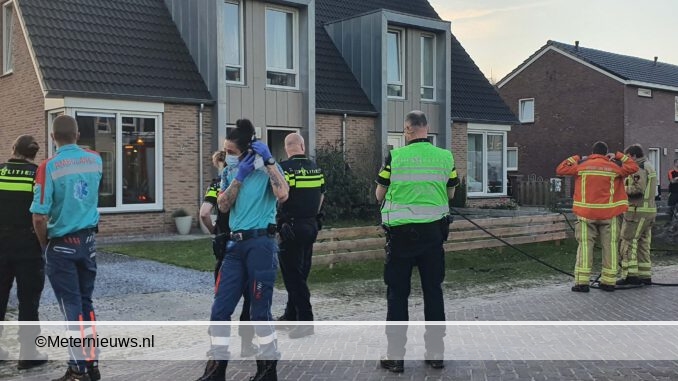 woningbrand in Weiteveen