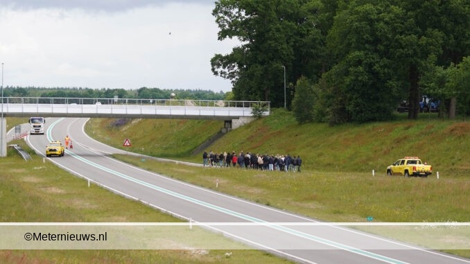 N34 afgesloten herdenking ernstig ongeval Borger8
