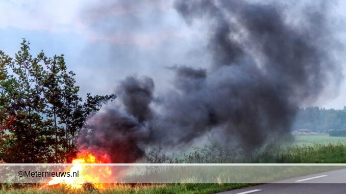 autobanden brand Zwartemeer