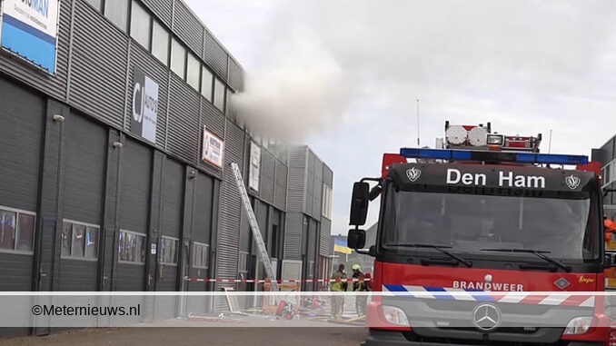 brand bedrijfsverzamelgebouw Vroomshoop