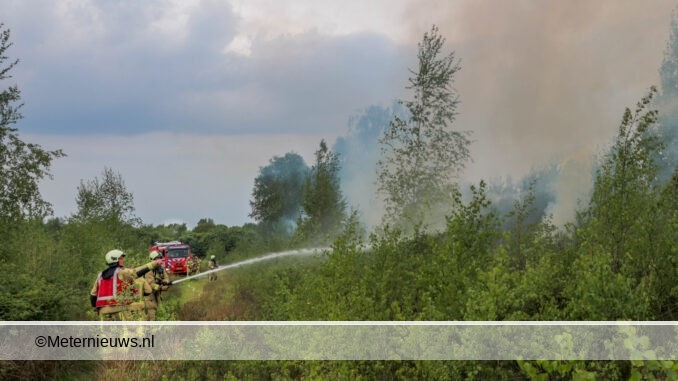 natuurbrand in klazienaveen noord
