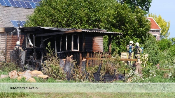 scghuurtje in de brand in Nieuwlande