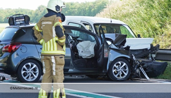 Frontale botsing N36. Frontale botsing N36.
