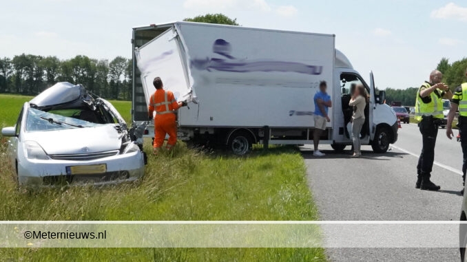 ongevalautovrachtwagenA28Assen