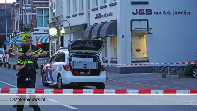 plofkraak juwelier Groningen