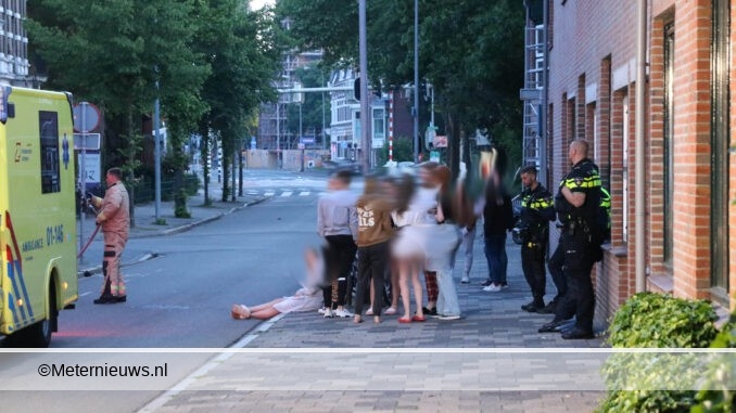 studenten straatopnabrandinpandGroningen