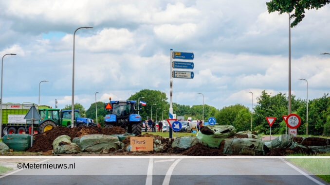 Boeren bezetten grens Duitsland bij Coevorden