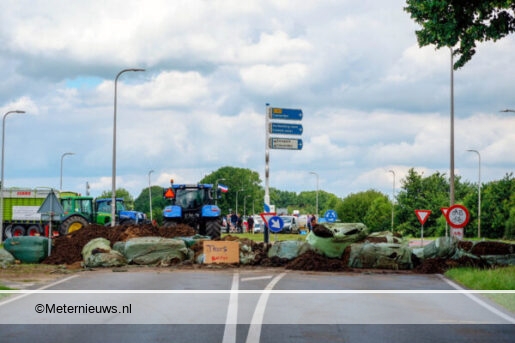 Boeren bezetten grens Duitsland bij Coevorden