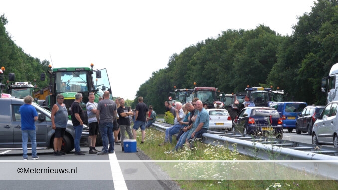 boeren blokkade a37 zwartemeer
