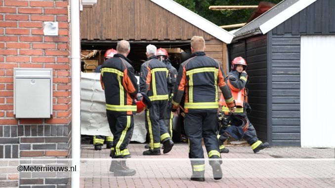 explosie in schuurtje Beerta