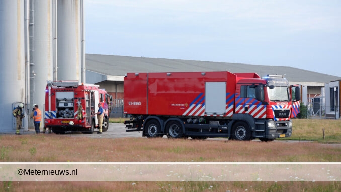 oven in brand bedrijf Coevorden