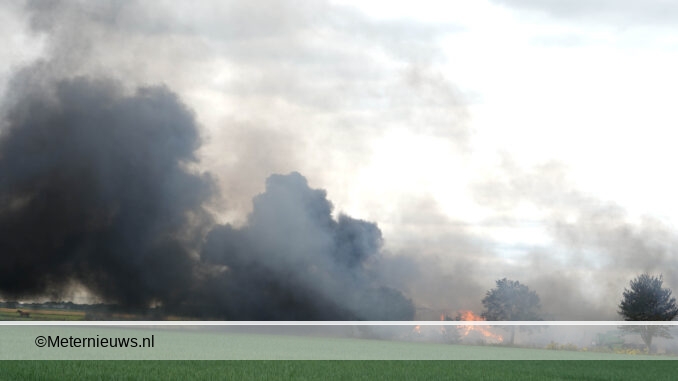 schuur afgebrand in Nieuwe pekela