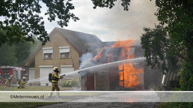 schuur en woningbrand in Overijsselse Dalfsen3