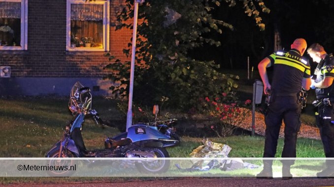 scooterrijder gewond in Schoonebeek