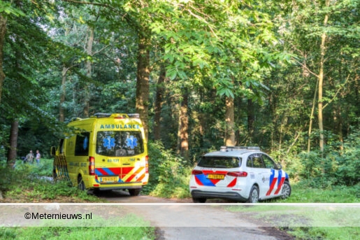scooterrijder gewond in bos Emmen