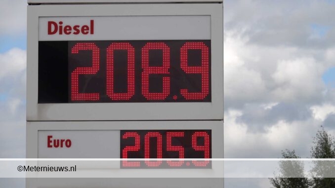 Diesel duurder dan benzine in Hardenberg