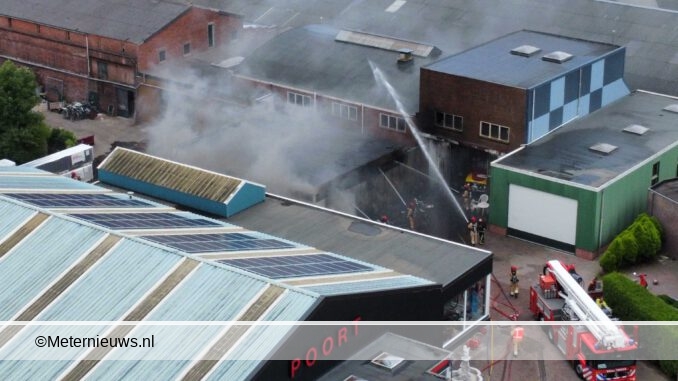 grotebrand loods fietsenzaak Winsum
