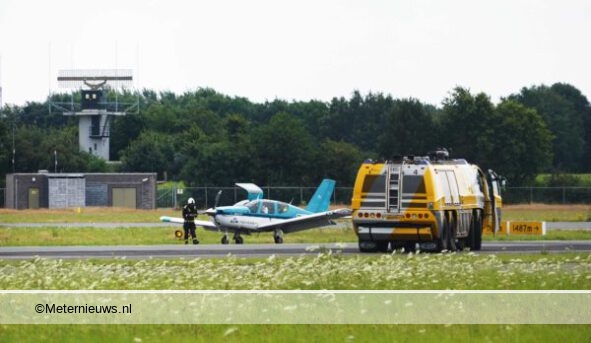 voorzorgslanding Groningen airport Eelde