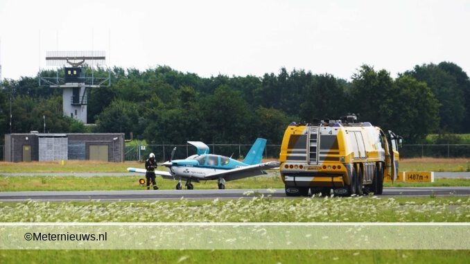 voorzorgslanding Groningen airport Eelde