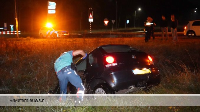 auto in de sloot De Punt