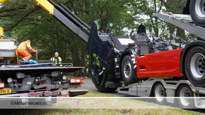 ravage spaanse truck viadukt BeilenSmalbroek
