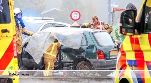 Gewonden ongeval in Schoonebeek