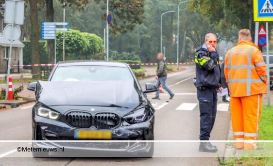 Aanrijding in Klazienaveen met veel schade. Aanrijding in Klazienaveen met veel schade.