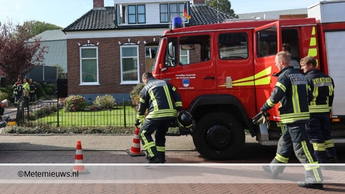 Nederlandse en duitse Brandweer inzet bad Nieuweschans3