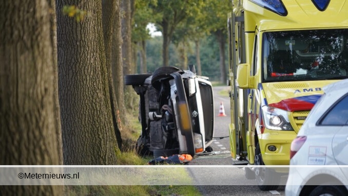 auto op de lkant in Zweeloo