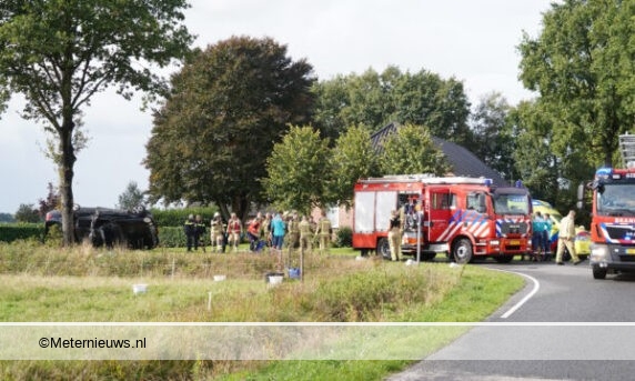 Twee gewonden na ongeval in Gieterveen.