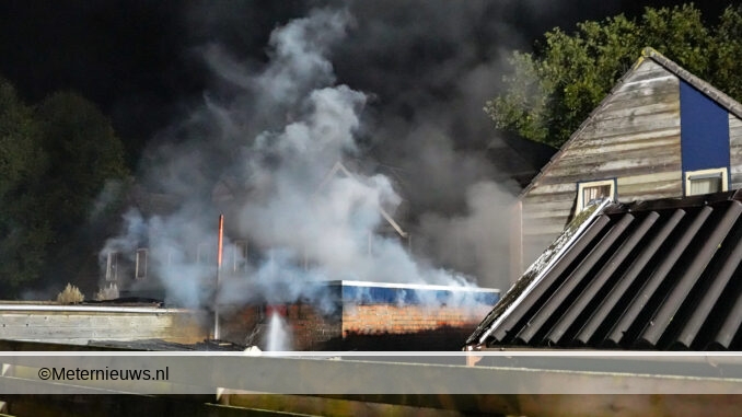 schuurbrand in Roden