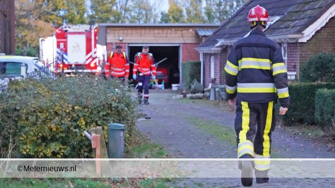 Ernstig gewond bij instorting schuur Groningse Opende