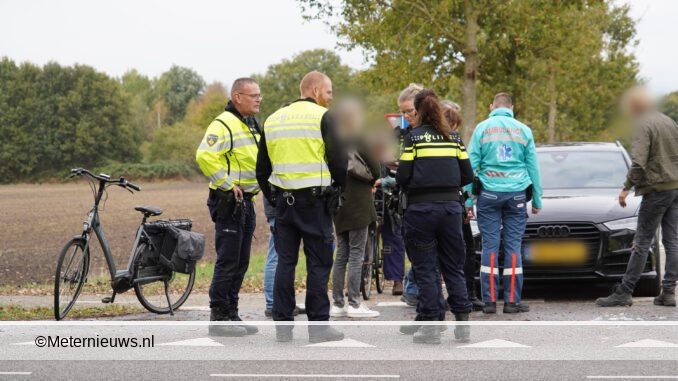 Fietser auto ongeval Nieuw Balinge