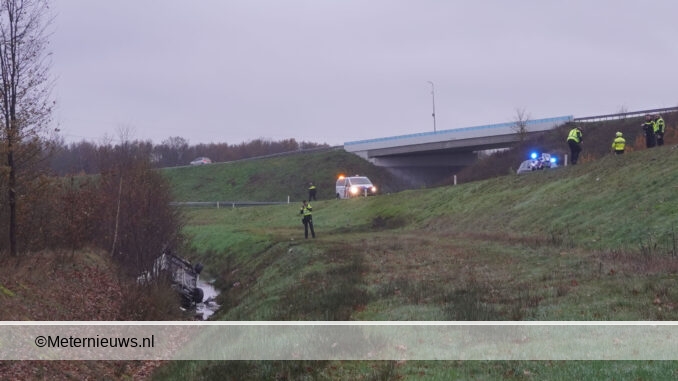 ongeval oprit N33A28 Assen