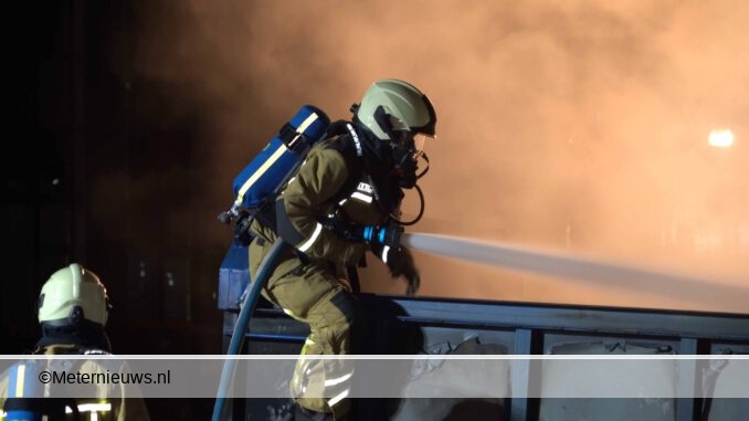 Containerbrand in Tynaarlo
