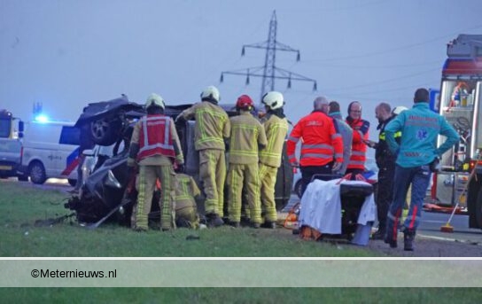 Ernstige aanrijding a32 Meppel. Ernstige aanrijding a32 Meppel.