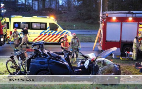 Twee zwaar gewonden na ernstig ongeval in Emmen.